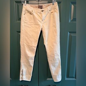 Rich and Skinny cream yellow jeans
